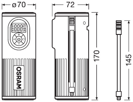ams-OSRAM Rengaspainemittari