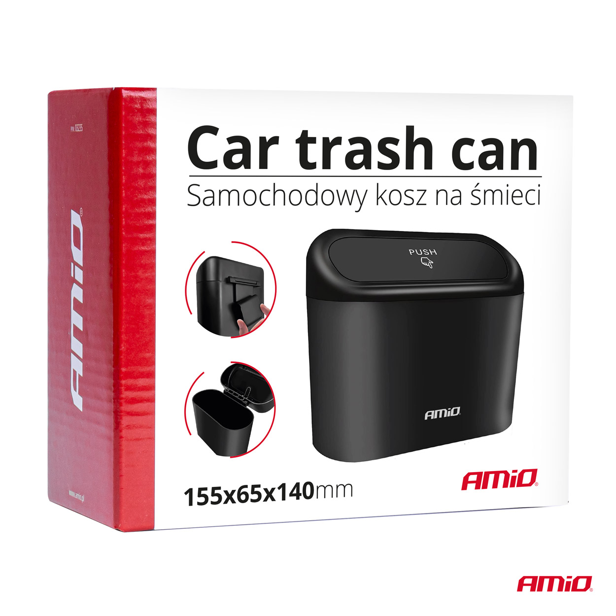 AMIO Roskakori autoon