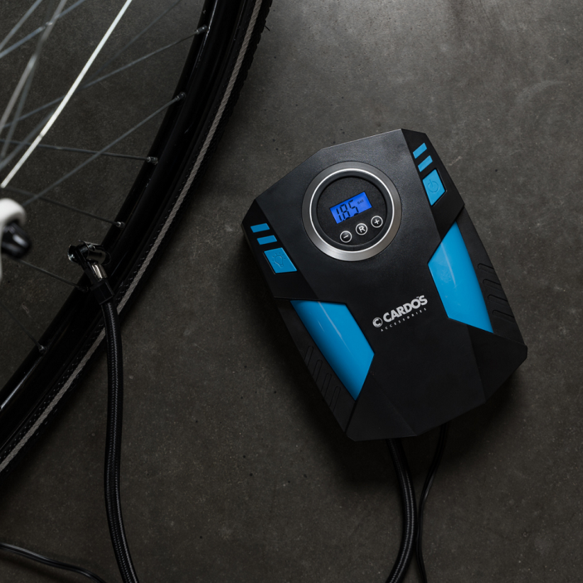 CARDOS Renkaantäyttökompressori LCD 12 V