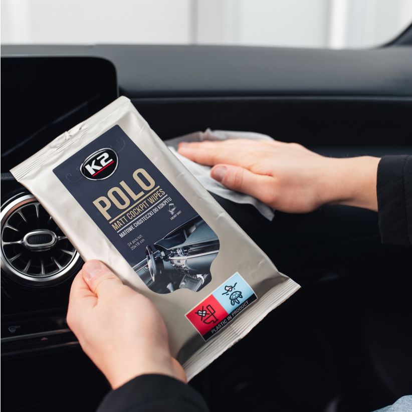 K2 Kojelautapyyhkeet Polo Matt Wipes 24 kpl