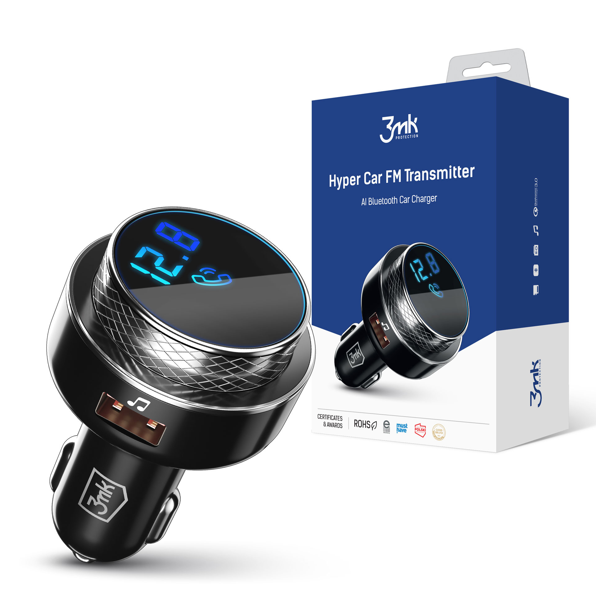 3MK FM-lähetin bluetooth
