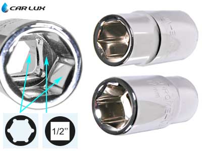 CAR LUX Rengasavain 1/2", teleskooppi 17/19 ja 21/23 mm