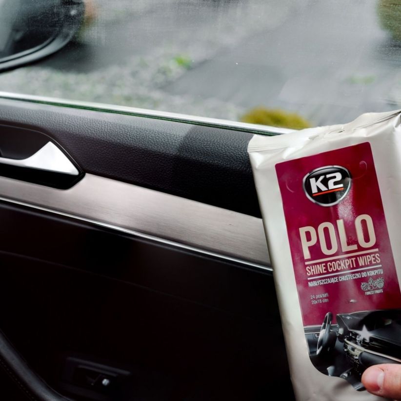 K2 Kojelautapyyhkeet Polo Shine Wipes 24 kpl