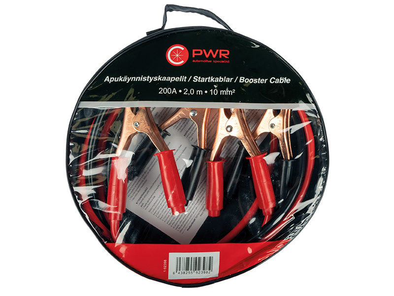 C-PWR Käynnistyskaapelit 200 A 2 m 10 mm²