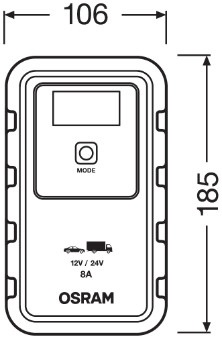ams-OSRAM Laturi, ajoneuvon akku